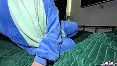 i hid under blanket with stepfather during thunderstorm he fucked me hard