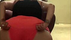 Latina MILF throwing ass and sucking BBC from behind