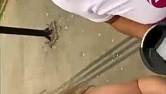 Brazilian beauties on leashes strut Sao Paulo streets for wild public domination!