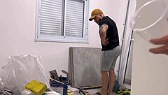 I followed the repairman in my apartment building construction
