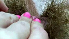 extreme closeup huge clitoris rubbing orgasm