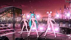 Hatsune Miku In Full Nude Bunny Costume Nude Mod