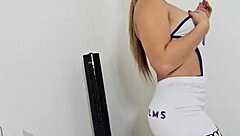 Horny massage with happy ending using feet.