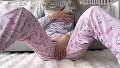 Petite 18+ Asian Teen Achieves Multiple Squirt Orgasms From Fingering Her Hairy Pussy