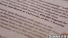 Danni Rivers gets her ass rimmed and fucked in missionary by Stirling Cooper