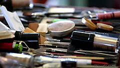 Chloe Foster and Adriana Chechik in a young lesbian scene