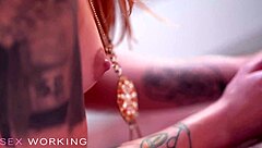 beautiful latvian redhead mina k enjoys intimate romantic sex with passionate cowgirl and doggystyle orgasm