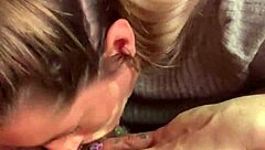 What a beautiful day for deepthroat blowjob and happy ending with big natural tits?