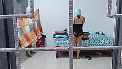 Horny Housewives Touch Each Other's Butts And Tits!