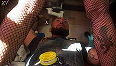 big slut offers ass to plumber