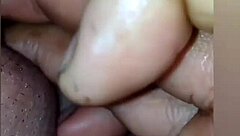 moaning loudly and having strong orgasms from ass to pussy