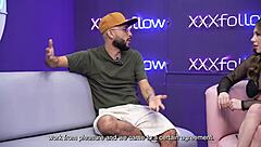 Soldier porn actor vergon fucks beautiful bbw slut in exhibitionist blowjob session