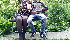 A hot step mom with big natural tits always helps her son