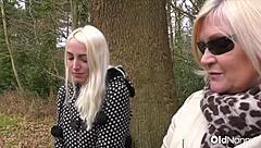 big tit mature milf gets her pussy licked by blonde lesbian