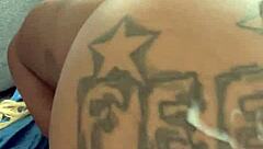 Blonde Bent Over For Big Black Cock Doggystyle With Wet Natural Tits