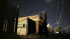 Public sex in hot tub leads to orgasm in car