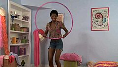 Interracial Lesbian Couple Eats Pussy And Fucks With Dildo