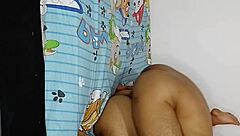 rough fucking the slut wife in step brother's room as he walks in for interracial domination