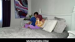 Feel passion as Audrey Royal fucks on table