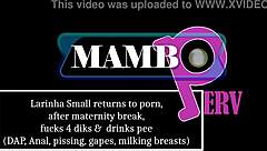 Larinha Returns to Fuck Four Dicks