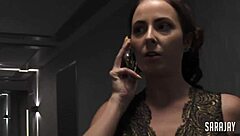 Sexy hotel manager helena price joins sara jays webcam show