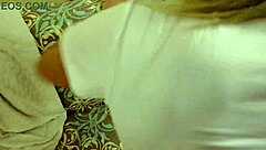 Lucky old dude gets blowjob from beautiful blonde