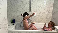 Detailed Lesbian Bathroom Sex With Maya Rose Involving Fetish Elements