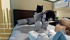 First Foursome! She Brought Her Friends Over For Me To Fuck!