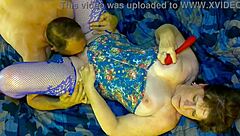 Granny Del Flors Surrenders To Double Cum!