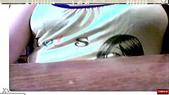 Teen girl performs sex on webcam for free