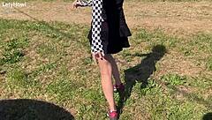 Lety's Thrilling Public Flashing Adventures in Italian Camping Grounds