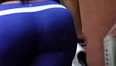 venezolana culona bbw escondida en voyeur