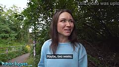 Fitness milf Kristina Grace busted outdoors for exercise