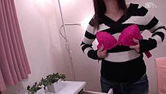 Japanese Girl Masturbates In Her Room For Blowjob