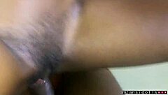 Multiple cumshots cover her after wild banging with friend