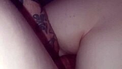 young teen gets anal creampie.