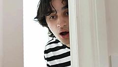 Hey, step son surprises mother in law and girls masturbating together, joins for taboo group fuck