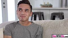 latina stepsis seduces stepbro for lucky fuck