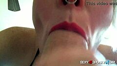 Intensely Sucking Huge White Monster Cock