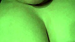 sucking a l and playing with my tits