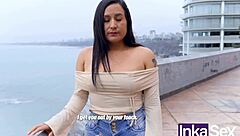 Hey, That Curvy Peruvian Babe Got Tricked Into Outdoor Sex With A Stranger In The Jungle