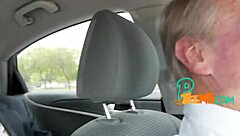 Horny grandpa uses old johnson on teen blowjob?