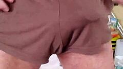 Pervy loves soft silky shorts for easy boner access.