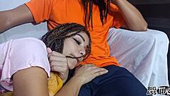 i have sex with my stepfather on the sofa, and i love his cock so much.