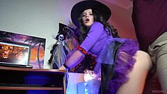 this witch wants to bounce on a big cock for halloween