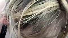 bbw wife liz giving another blow job on the road side