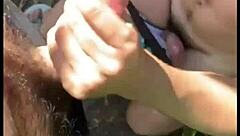 i sucked a stranger jerking off on the trail, first time anal with big cock