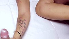 I'm getting fucked by a bbc in front of my cuckold husband, then double penetrated