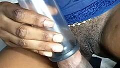 I got my cock pumped and sucked by a beautiful black teen 18+