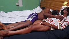 Ebony princess and her girlfriend hard fucked by a guy